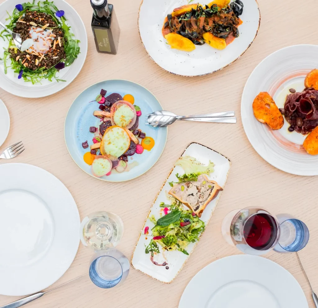 Dishes of Chef Rodriguez shared at Le Deck Restaurant